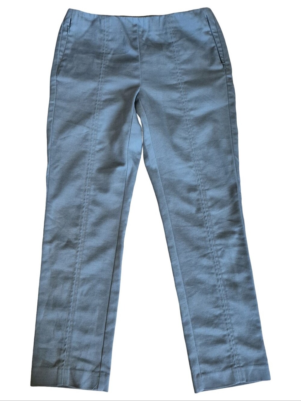 J.Jill Essential Cotton Stretch Pants With Zippered Side Pockets Size 4 Petite